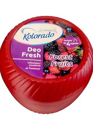 Освежитель воздуха deo fresh kolorado лесные ягоды гелевый 150 г