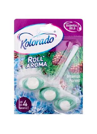 Туалетный блок для унитаза kolorado roll aroma intense forest сосна 51 г. уценка срок до 04.25.