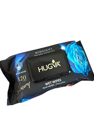 Влажные салфетки hugva luxury midnight 120 шт.