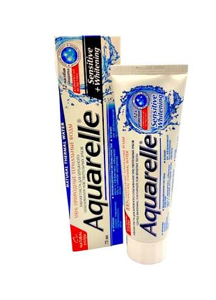 Зубная паста aquarelle sensative + whitening 75 мл.