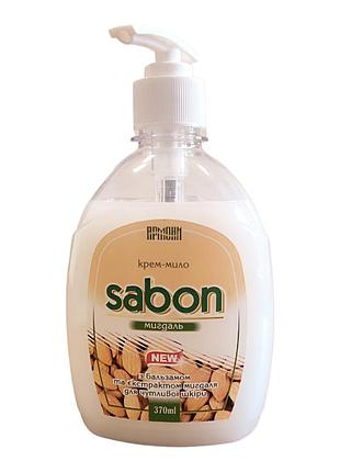Крем-мыло армони sabon миндаль дозатор 370 мл.