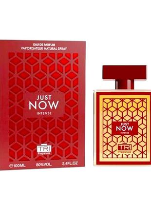 Туалетная вода женская tri just now intense red 100 мл.