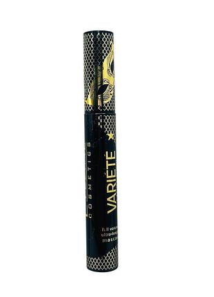 Туш для вій eveline variate lashes show подовження й об'єм extra black 10 мл 0336