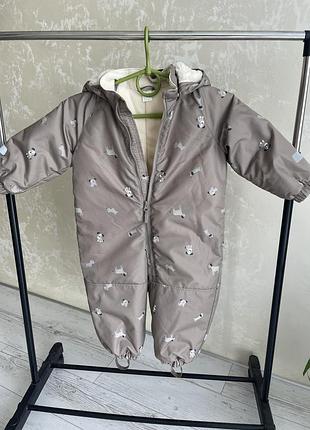 Дитячий зимовий комбінезон від h&m