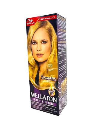 Крем-краска для волос wellaton intense 8/0 песочный 110 мл.