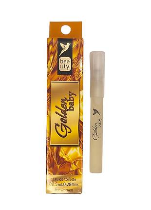 Туалетна вода жіноча beauty golden baby ручка 8,5 мл.