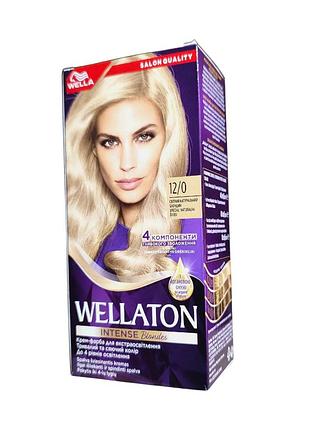 Крем-краска для волос wellaton intense 12/0 светлый натуральный блонд 110 мл.