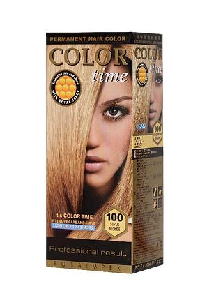 Краска для волос color time 100 скандинавский блонд
