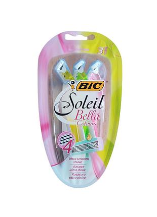 Станки для бритья bic soleil bella colours 3 шт.