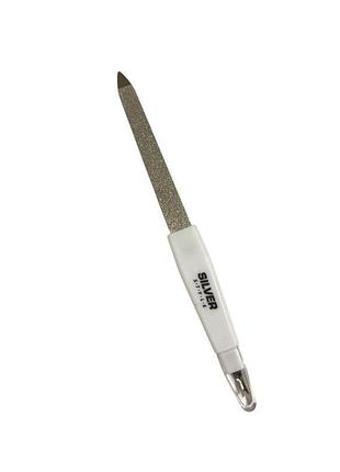 Пилочка для ногтей сапфировая silver style snf 801 с триммером 15 см
