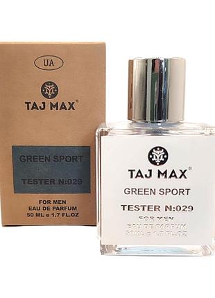 Парфюмированная вода мужская taj max 029 green sport 50 мл.