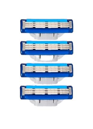 Картриджі для бритви gillette mach 3 turbo без упаковки 4 шт.