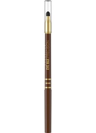 Олівець для очей eveline cosmetics eye max precision з розтушуванням, коричневий 1,2 г.
