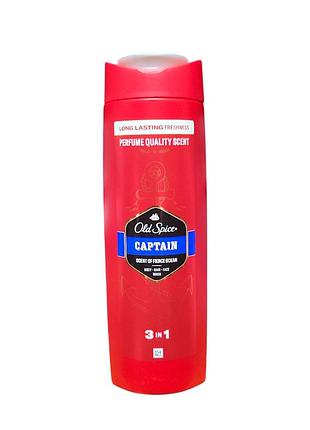 Гель-шампунь old spice 3 в 1 кептан 400 мл. 5615