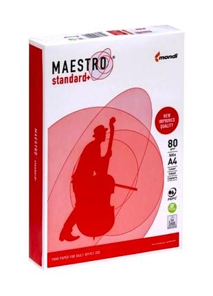 Бумага ксероксная maestro а4 500 листов класс b 9028
