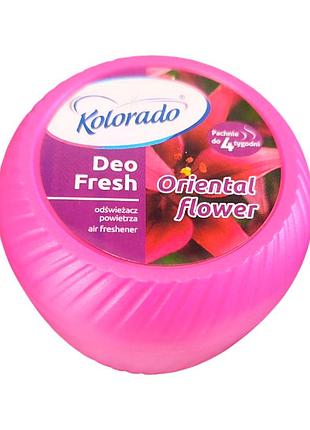 Освежитель воздуха deo fresh kolorado ориентальный запах гелевый 150 г