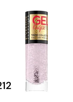 Гель-лак для ногтей eveline gel laque no lamp № 212 быстросохнущий 5 мл 0222
