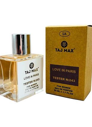 Парфюмированная вода женская taj max 243 love in paris 50 мл.