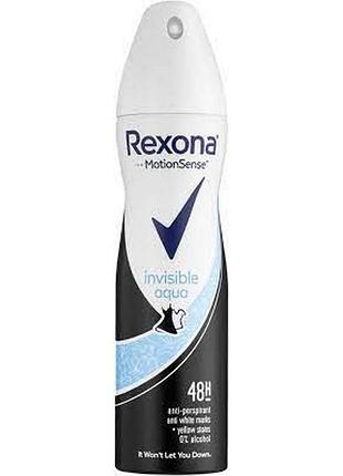 Антиперспирант аэрозоль rexona invisible aqua 150 мл 5733