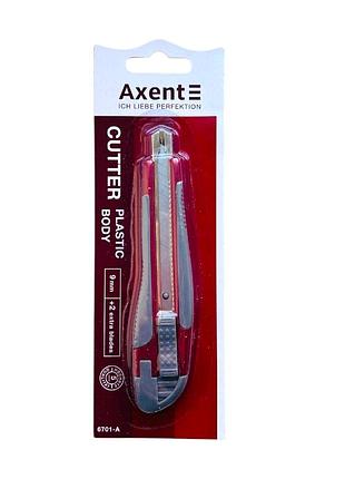 Нож канцелярский axent 9 мм 6701-а
