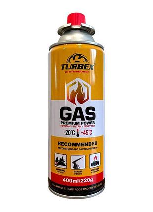 Газ- баллон для портативных приборов turbex gas 220 г 5293