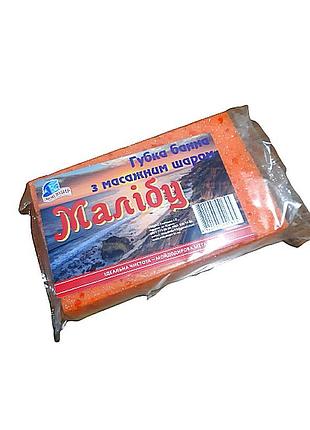 Губка лазнева "малібу" мойдодир