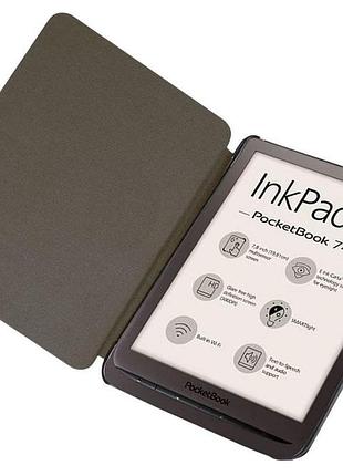 Чехол-обложка primolux slim для электронной книги pocketbook 740 inkpad 3 / 740 pro / 741 - dark blue