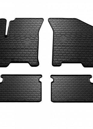 Резиновые коврики в салон для chevrolet aveo (t200/t250) (2002-2012) комплект з 4 штук (stingray)