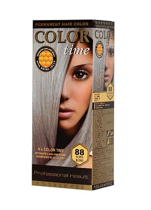 Краска для волос color time серебряно русый с.88