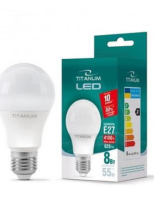 Лампочка titanum 8w е27