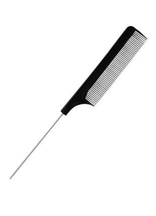 Расческа для волос silver style с острым металлическим концом 20.5 см rp-203 2000