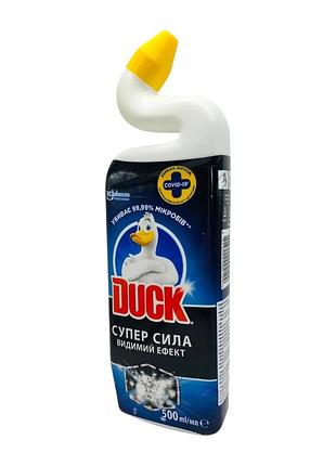 Средство для чистки унитаза туалетное утенок duck супер сила видимый эффект 500 мл.