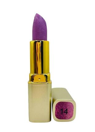 Помада для губ eva cosmetics cashmere № 14 темно-сиреневая перламутровая 1386