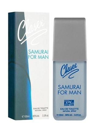 Туалетная вода мужская chaser samurai for man 100 мл. акция
