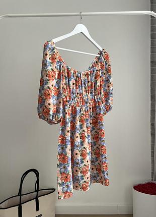 Міні сукня в квіти asos