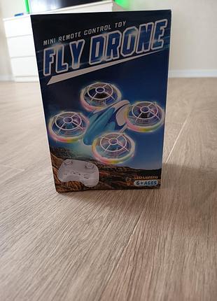 Квадрокоптер fly drone mini - трюковый мини-дрон с led-подсветкой и двумя аккумуляторами!