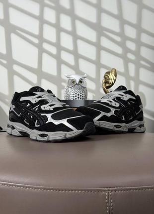 💎мужские кроссовки asics gel-nyc black grey