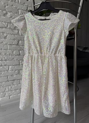 Біла сукня h&m