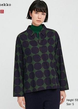 Сорочка в колаборації marimekko & uniqlo