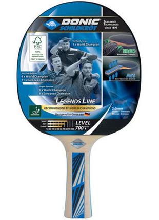 Професійна ракетка для настільного тенісу donic legends 700 fsc