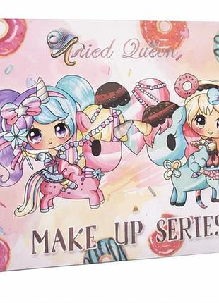 Дитячий набір декоративної косметики unicorn queen make up series з дзеркалом