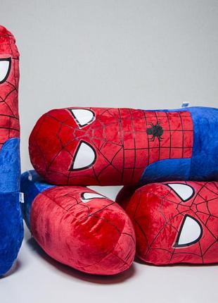 Мягкая игрушка- батон человек паук (spiderman) высота 50 см
