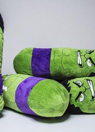 М'яка іграшка-батон халк (hulk) висота 50 см