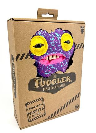 Мягкая игрушка fuggler "геп тач макгу" 22 см - оригинальный фиолетовый funny ugly monster