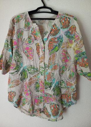 Блуза сорочка лiтня l-xl