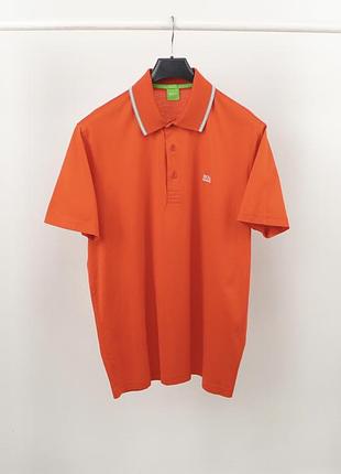 Чоловіча polo футболка hugo boss / orange