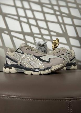 💎мужские кроссовки asics gel-nyc 2055 grey beige