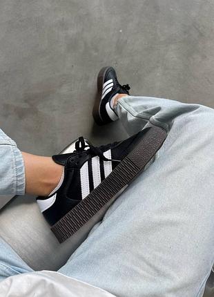 Adidas samba black premium 8