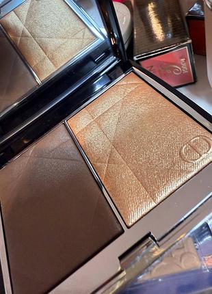 Палетка для обличчя dior rouge blush 200 diorama😍