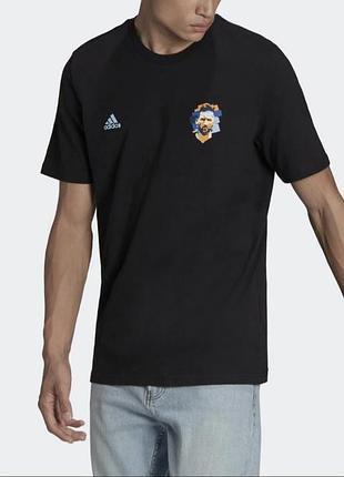 Чоловіча унікальна футболка jersey adidas leo messi  оригінал